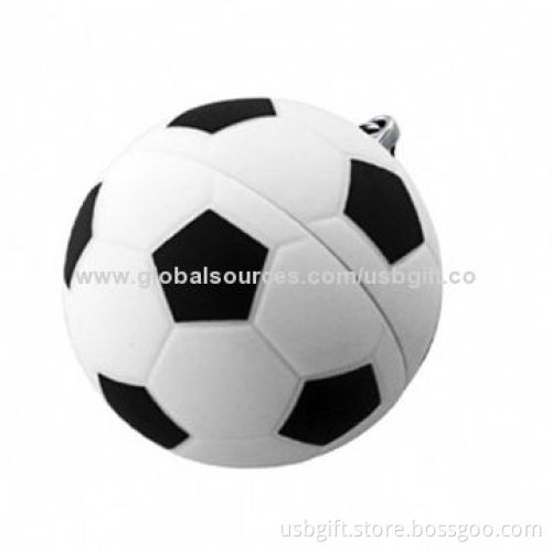 Plastic Football USB Flash Drive, 4GB, Cute Shaped